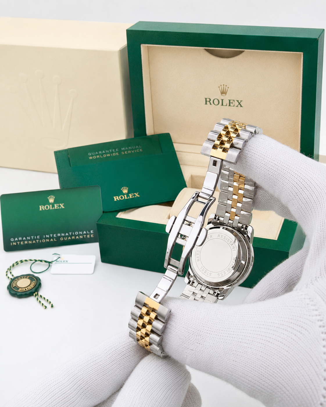 Rolex Executive Datejust Two-Tone Gold & Silver Watch – Diamond Marker Dial